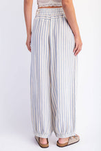 Denim Natural Stripe Soft Wash Lined Blended Pants