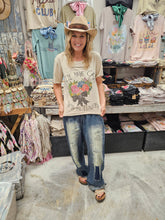 Cake With My Flowers Tattered Rare Bird Tee