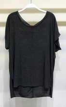 Grey Short Dolman Sleeve Light Weight Venti Top