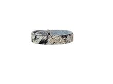 Mae Positive Inspiration Embellished Mini Cuff: Silver Best Friend / Brown Floral