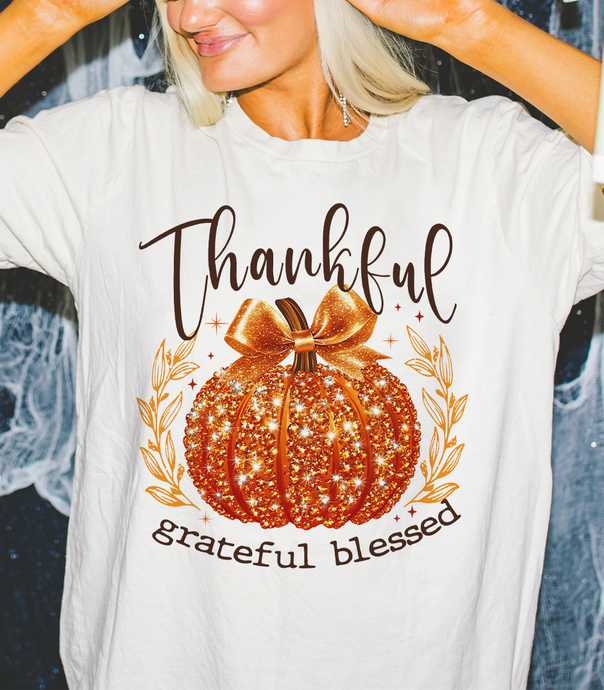 Natural Thankful Grateful Blessed T-Shirt