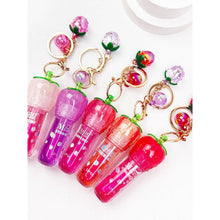 Strawberry Charm Keychain Lip Gloss Set: PINK MULTI / ONE(12)