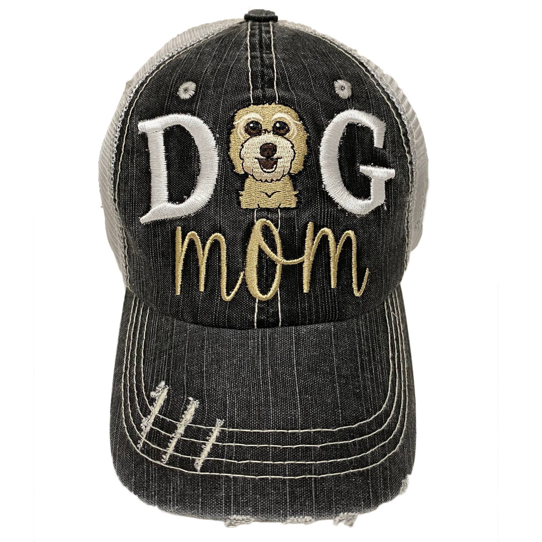 Dog Mom Women's Baseball Hats- 8 Breeds Embroidered: Golden Doodle