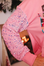 Pink Season To Sparkle Sequin Top
