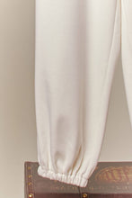 Ivory Christmas Pants with Lettering