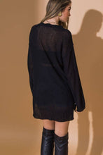 Black A lightweight sweater top