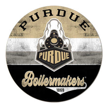 20x20 Retro Circle Purdue Boilermakers