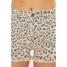 Sand High Rise Leopard Kancan Shorts