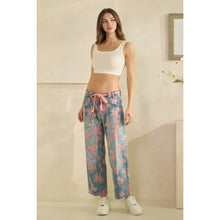 Denim Washed Floral Barrel Oli+Hali Jeans