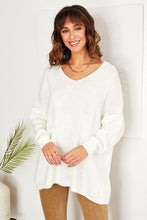 Ivory Karma Long Sleeve Oversized Knit Venti Sweater 9/14/23 7059