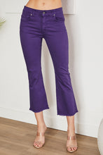 Purple Denim Crop Flared Venti Jeans 10/25/23 7312