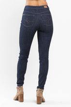 Dark High Waist Classic Back Pocket Emboidery Skinny Judy Blue Jeans 10/24/23 7251