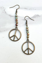 Peace Earrings Imperial Jasper