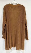Tobacco Knit Front Bishop Sleeve Mid Length Venti Cardigan 12/27/23 7818