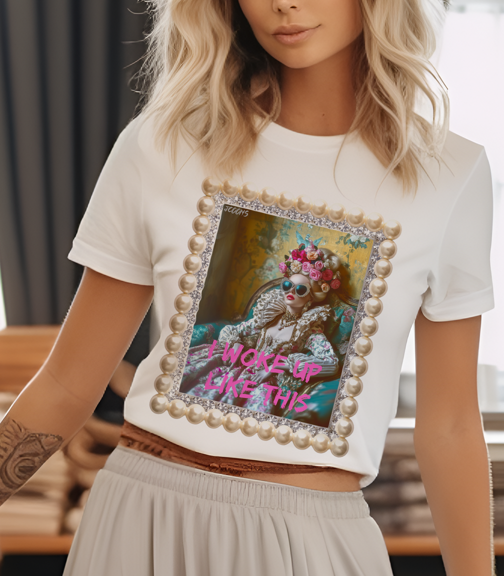 Natural I Woke Up Like This Tee