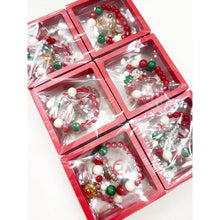 Christmas Theme Bracelet with Matching Ring: MIX COLOR / ONE(12)