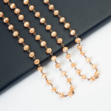 Crystal Beads Chain Necklace