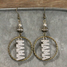 Amazing Mama Sparkling Dangle Drop Earrings