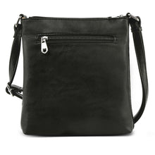 Black Glamorous Rhinestone Design Crossbody Sling