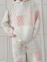 Quilted Pastel Sunkised Coconut Hoodie