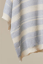 Ivory Cloud Harbor Stripe Crochet Mello Pullover
