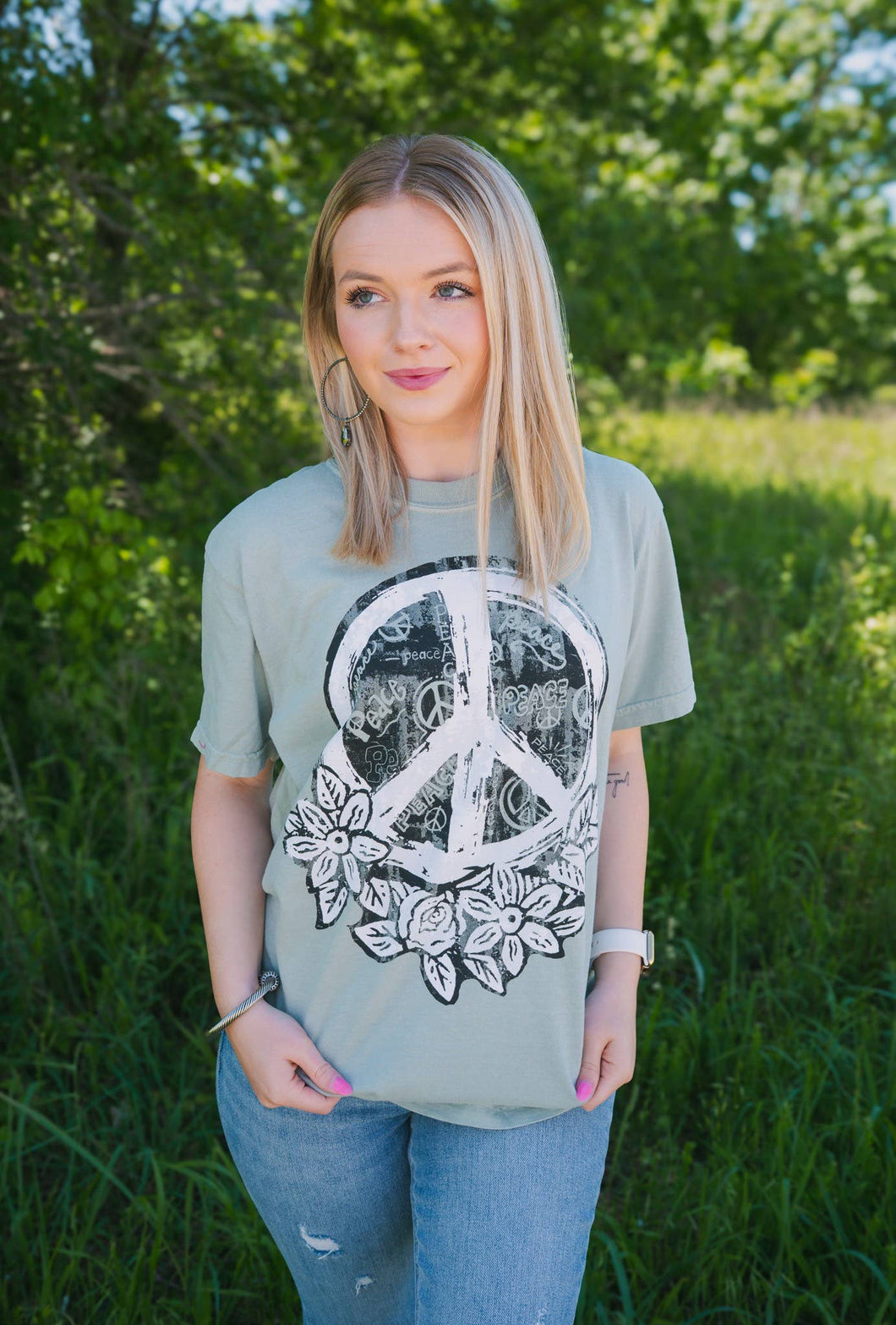 Where Peace Grows Tee