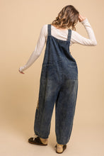 Denim Patchwork Slouchy Bib Blue Velvet Overalls 9/9/26 1442