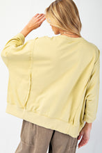 Matcha Washed Love Patch Terry Knit Easel Pullover 3/6/25 9685