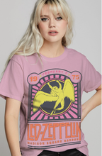 Bubble Gum Pink Led Zeppelin One Size Tee