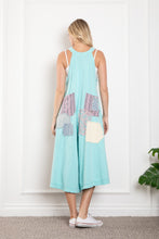 Mint Deep V Neck Patched Wide Leg Blue Velvet Jumper 2/25/25 9647