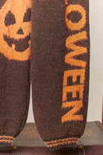 Halloween Pants with Pumpkin Lettering: Orange / M