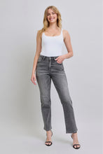 Grey High Waist Rhinestone Straight Judy Blue Jeans 2/11/25 9280