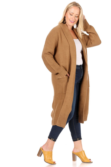 Camel Heavy Acrylic Rib Sweater 8/19/25 1108