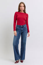 Dark Mid Rise Wide Leg Tint Judy Blue Jeans 3/3/25 9662