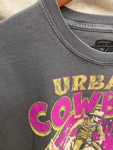 Charcoal Urban Cowboy Austin Texas Bash Relaxed Crop T-shirt