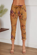 Camel Floral Garden Venti6 Crinkle Joggers 5/28/25 9916