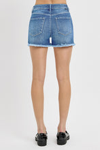 Medium Tummy Control High Rise Fray Hem Risen Shorts 4/16/25 9753
