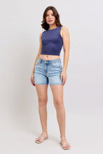 Medium Mid Rise Vintage Wash Judy Blue Dad Shorts 3/3/25 9658
