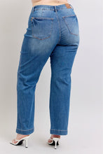 Medium High Waist Contrast Thread Straight Judy Blue Jeans 4/25/25 9796