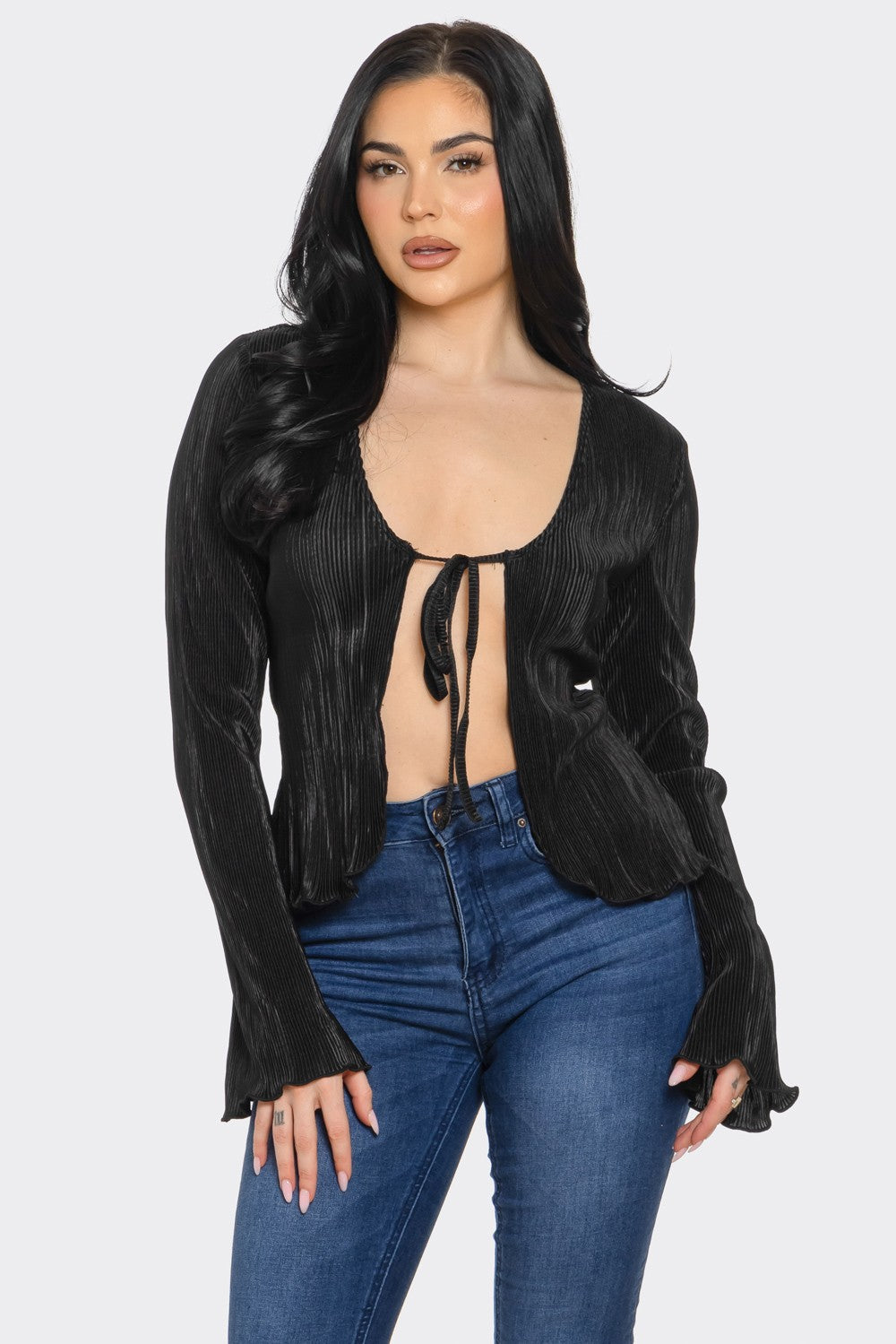 Black Long Sleeve Top 5/28/25 9934