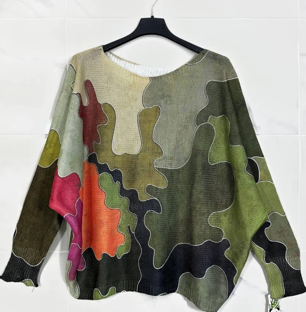Camo One Size Sweater 8/20/25 1124