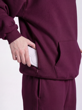 Dark Cherry  Forgiven Kingdom Essential Hoodie