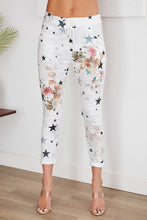 White Multi Stars and Vivid Flowers Venti6 Crinkle Joggers 5/28/25 9915
