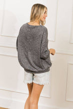 Dark Grey Knit Top