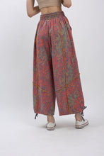 Lavender Floral Washed Blue Velvet Harem Pants 6/30/26 1327