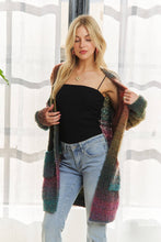 Rust Olive Multi Ombre Cardigan