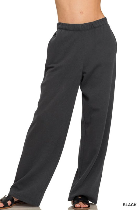 Black Zenana Sweatpants 7/11/25 1015