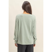 Iceberg Green Long Sleeve Pocket T-Shirt