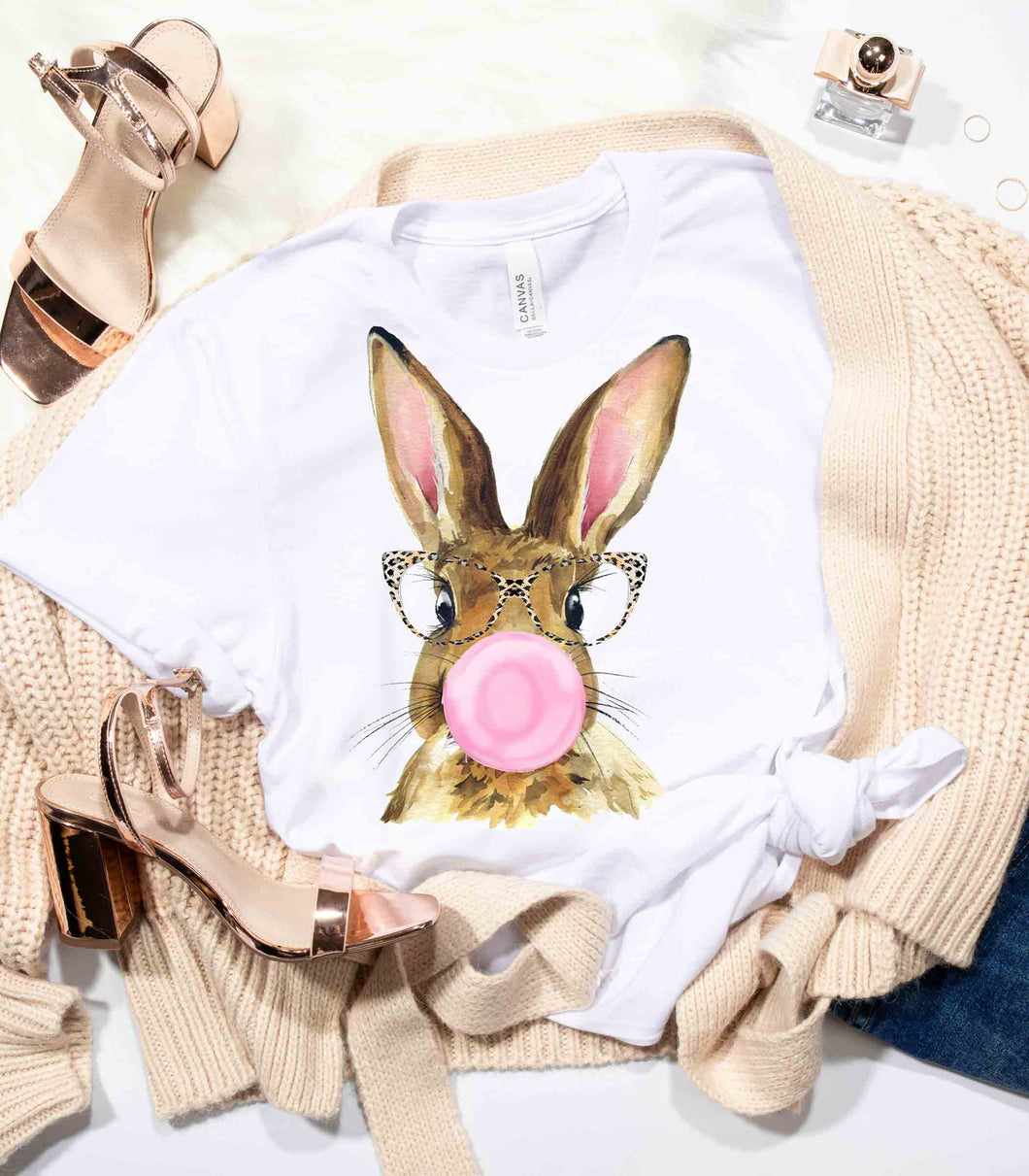 Natural Bubble Bunny Tee