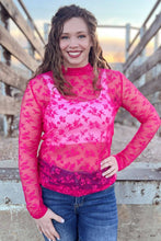 Pink Glenda The Good Lace Top